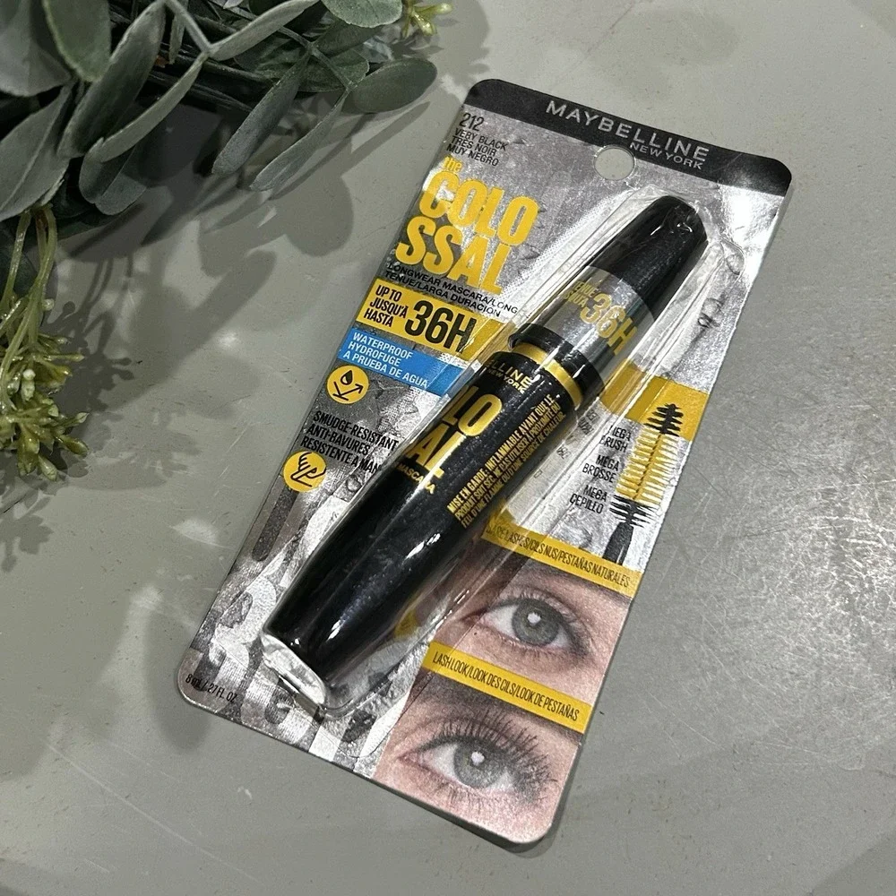 Maybelline Colossal Up To‎ 36 Hour Waterproof Mascara, #212 Very Black